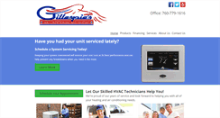 Desktop Screenshot of gillespiesair.com